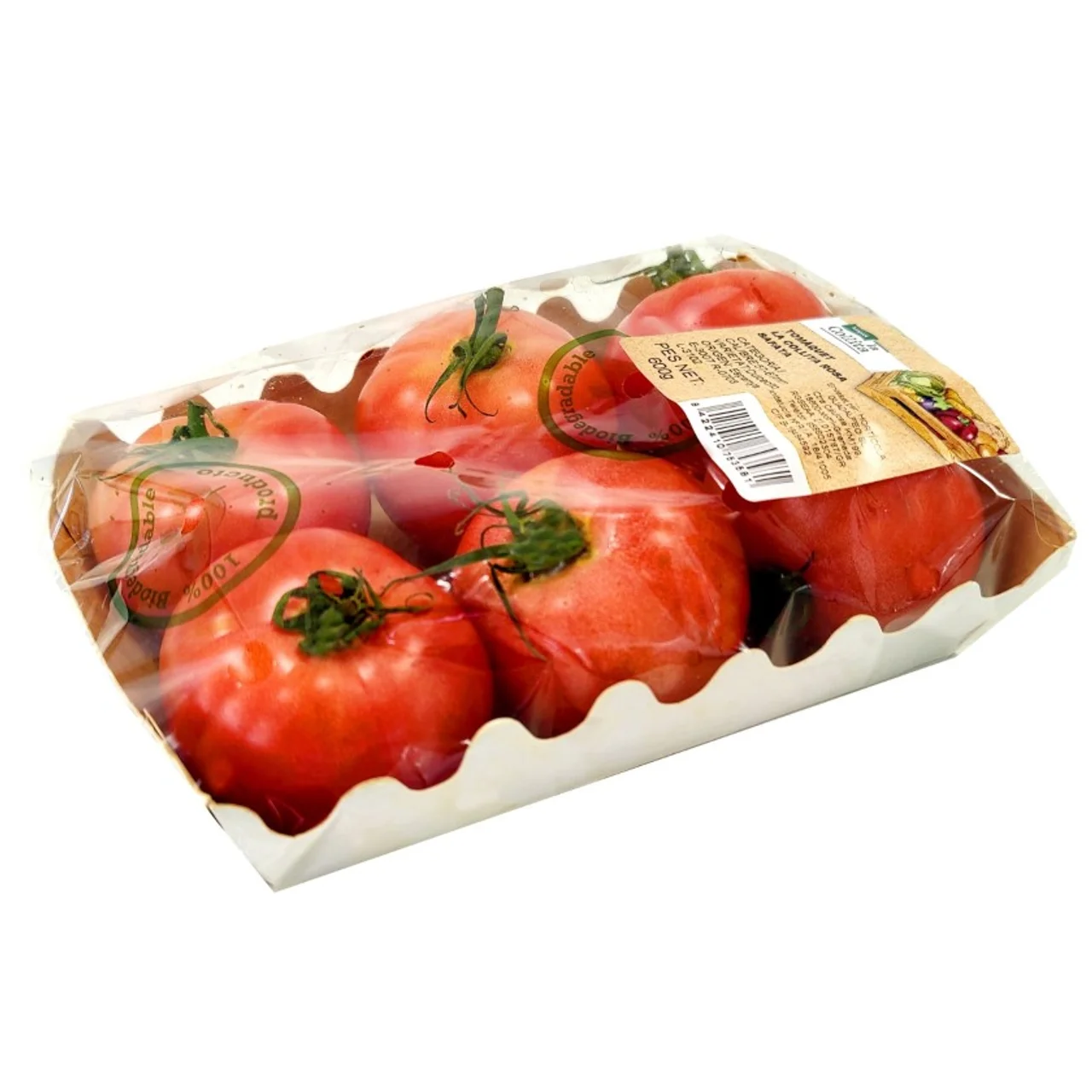 Tomate rosa en bandeja de 600 gramos