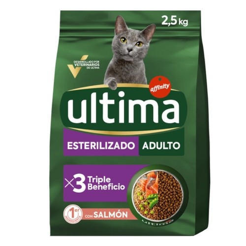 ULTIMA Menjar de salmó per a gat adult esterilitzat