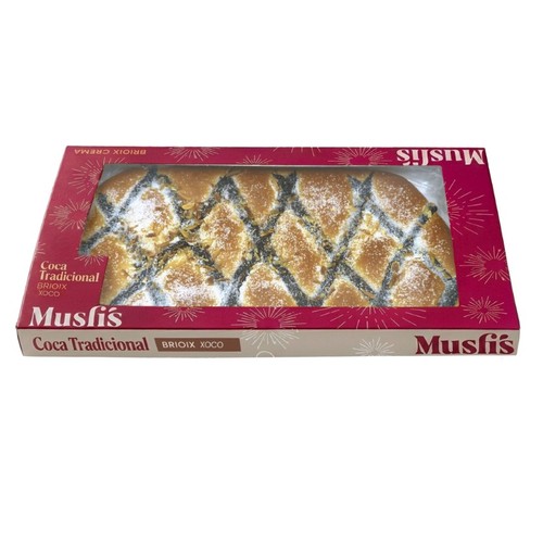 MUSFI'S Coca de brioix amb xocolata