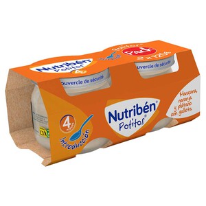 Imagen de NUTRIBEN Potet poma, taronja, plàtan, pera i mandarina