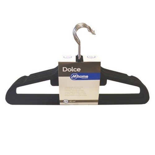 MONDEX Penjadors de plàstic amb vellut 42cm