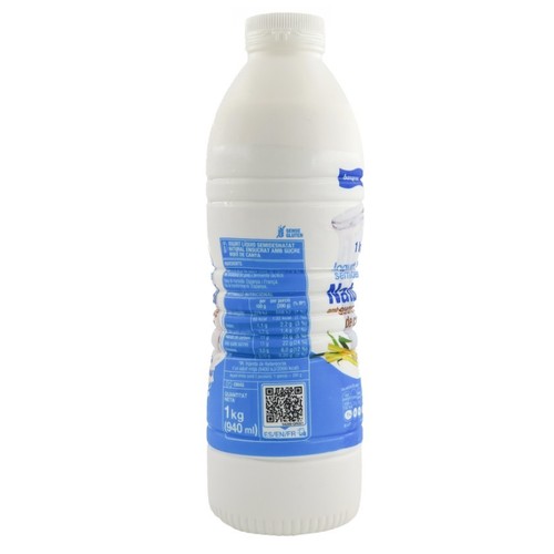 BONPREU Iogurt líquid natural amb sucre de canya