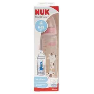 Imagen de NUK Biberó amb tetina de silicona 6 -18 mesos First Choice