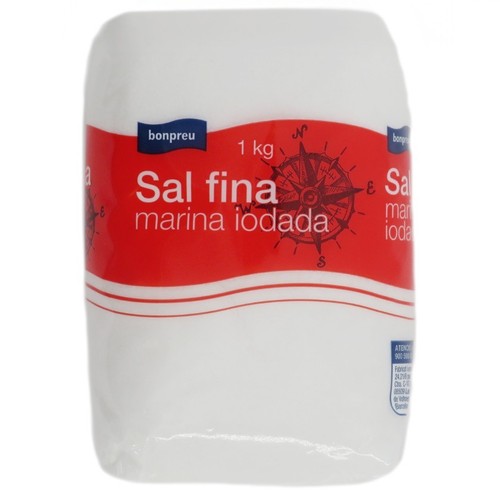 BONPREU Sal fina marina iodada
