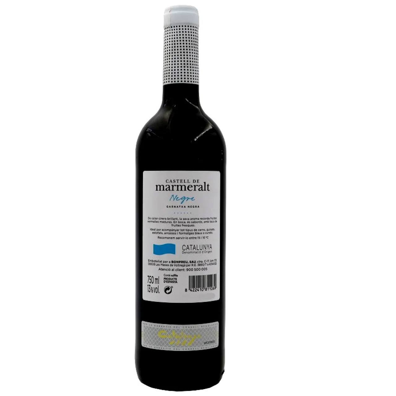 Vino tinto DO Catalunya Km0