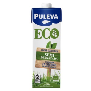 Imagen de PULEVA Llet ecològica semidesnatada en cartró
