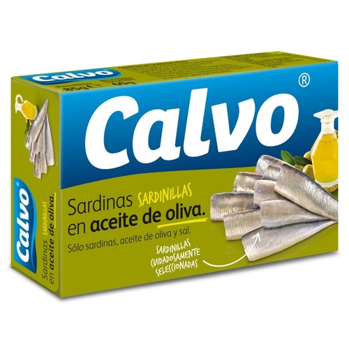 CALVO Sardines petites en oli d'oliva