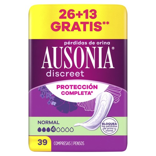 AUSONIA DISCREET Compresa normal per a incontinència