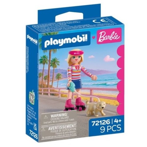 PLAYMOBIL Figura barbie malibú amb gos