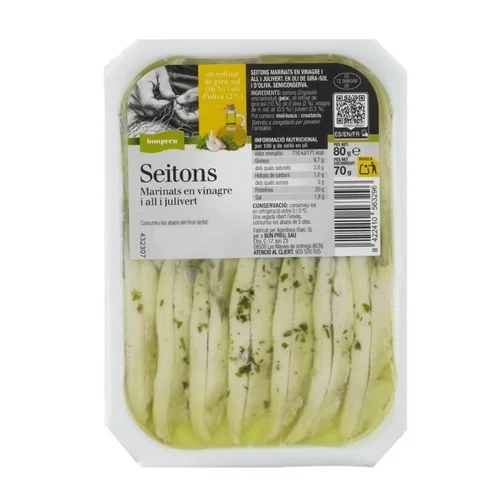 BONPREU Filetes de anchoa del Cantábrico en aceite de oliva