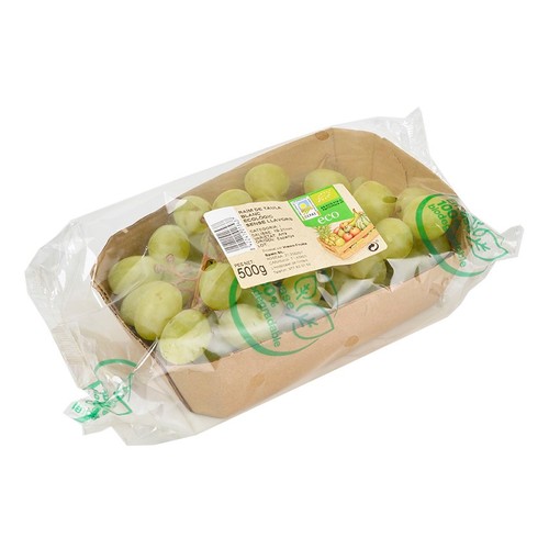 LA COLLITA Raïm blanc ecològic sense llavors en safata de 500 g