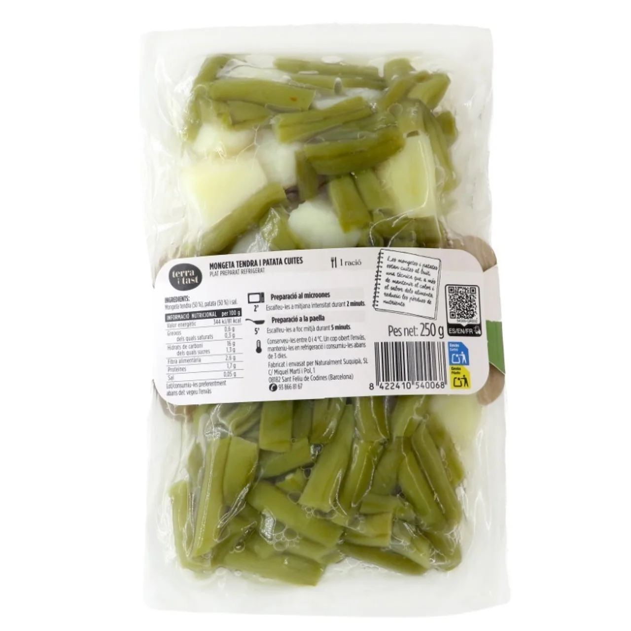 TERRA I TAST Judía verde y patata