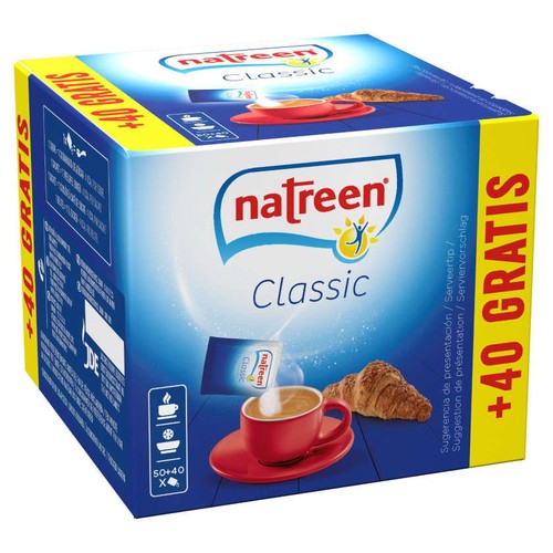 NATREEN Edulcorant granulat 90 sobres