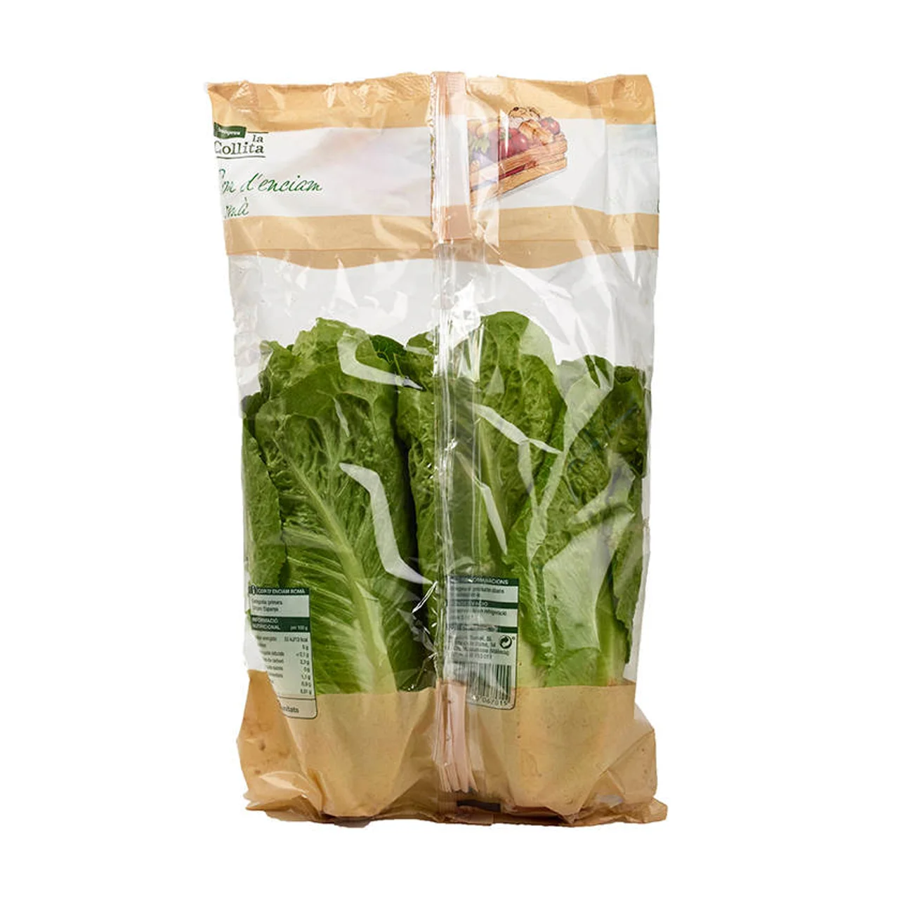 Corazón de lechuga romana en bolsa de 2 u.