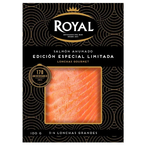 Perlas de salmón ahumado