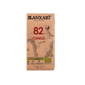 BLANXART Xocolata negra 82% del Congo ecològica