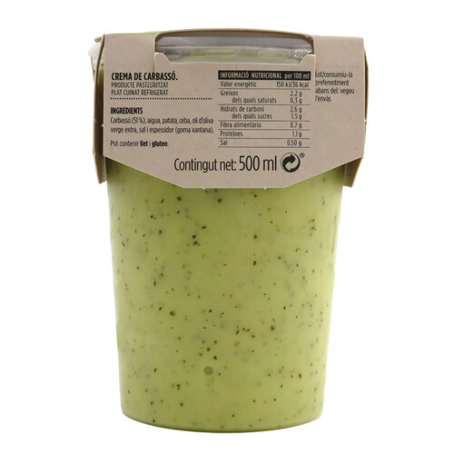 TERRA I TAST Crema de carbassó