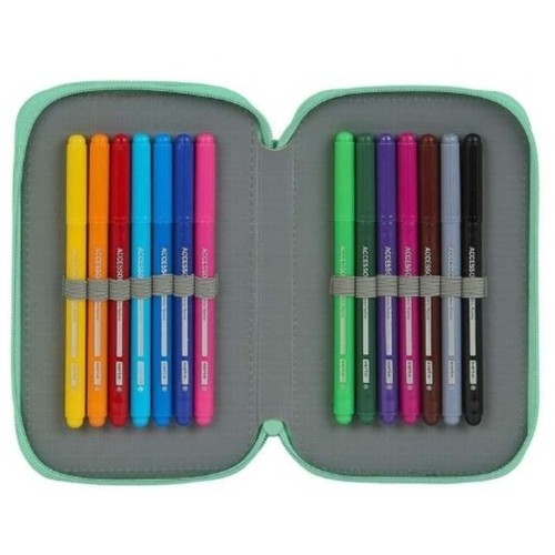BLACKFIT8 Estoig doble cremallera turquesa