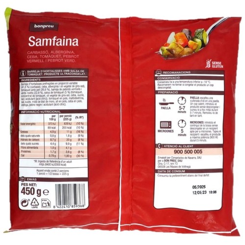 BONPREU Samfaina