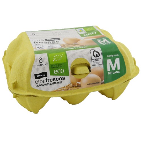 BONPREU Ous frescos ecològics M