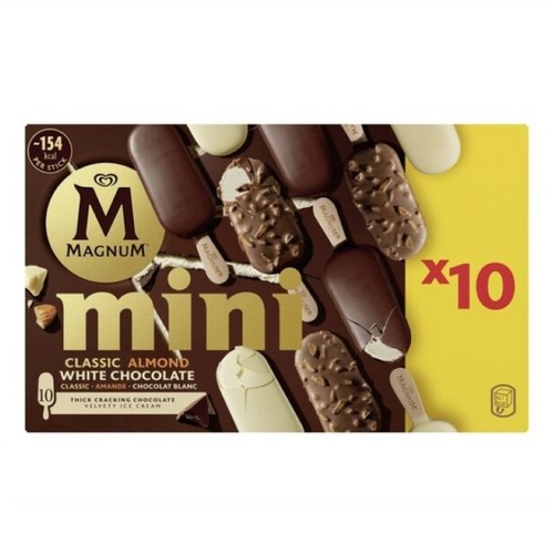 MAGNUM Gelat mini clàssic, ametlla i blanc