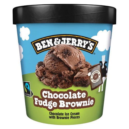 BEN&JERRY'S Gelat de xocolata fudge Brownie