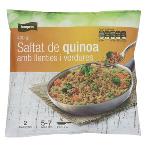 BONPREU Saltat de quinoa amb llenties i verdures