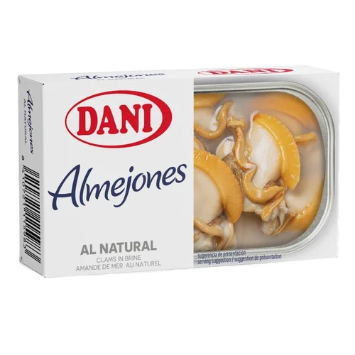 Almejas machas al natural