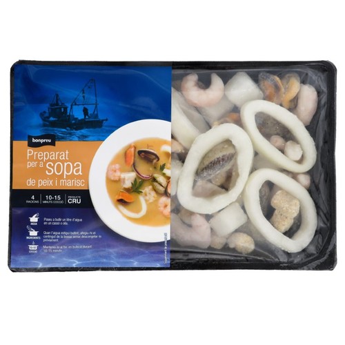 BONPREU Preparat per a sopa de marisc i peix