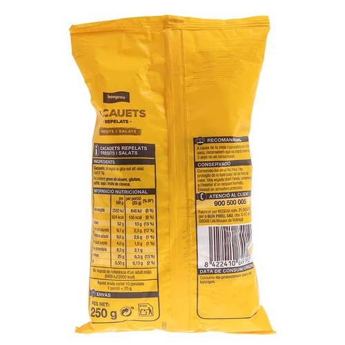 BONPREU Cacauets fregits i salats