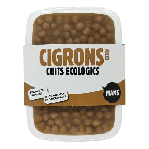MANS Cigrons cuits ecològics Km0