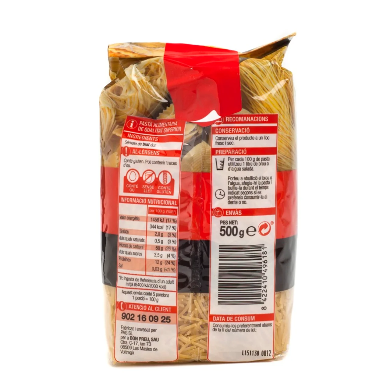 BONPREU Fideos para fideuá