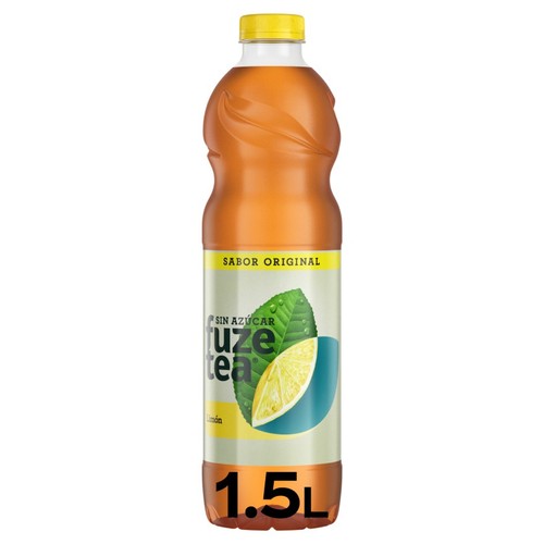 FUZE TEA Refresc de te amb gust de llimona sense sucre en ampolla