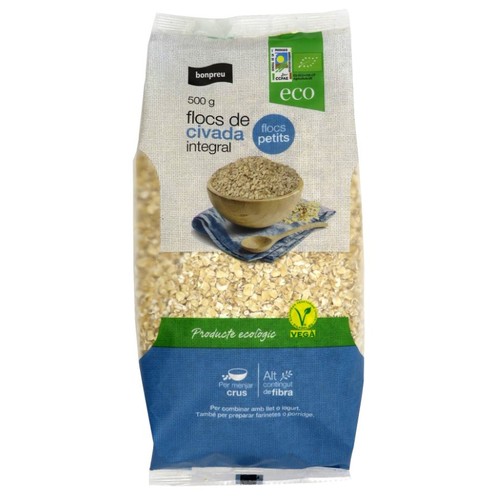 BONPREU Flocs de civada integral petits ecològics