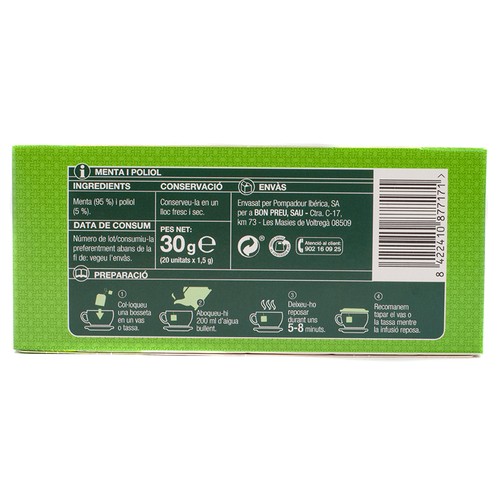 BONPREU Menta poliol