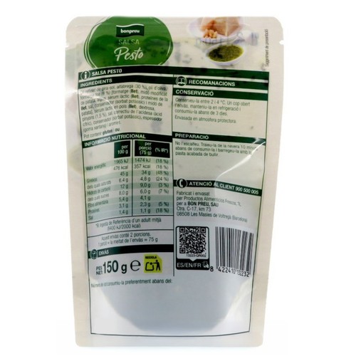 BONPREU Salsa pesto