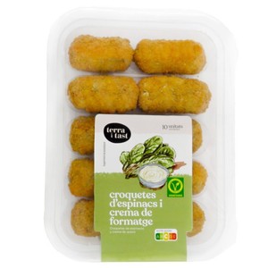 Imagen de TERRA I TAST Croquetes d'espinacs i crema de formatge