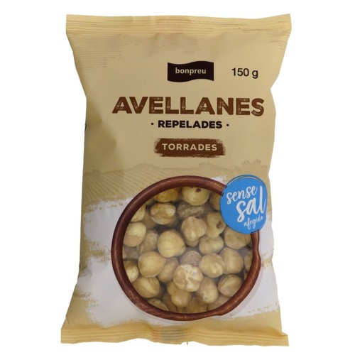 BONPREU Avellanes repelades torrades sense sal