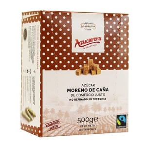 Azúcar moreno de caña s/refinar terrones