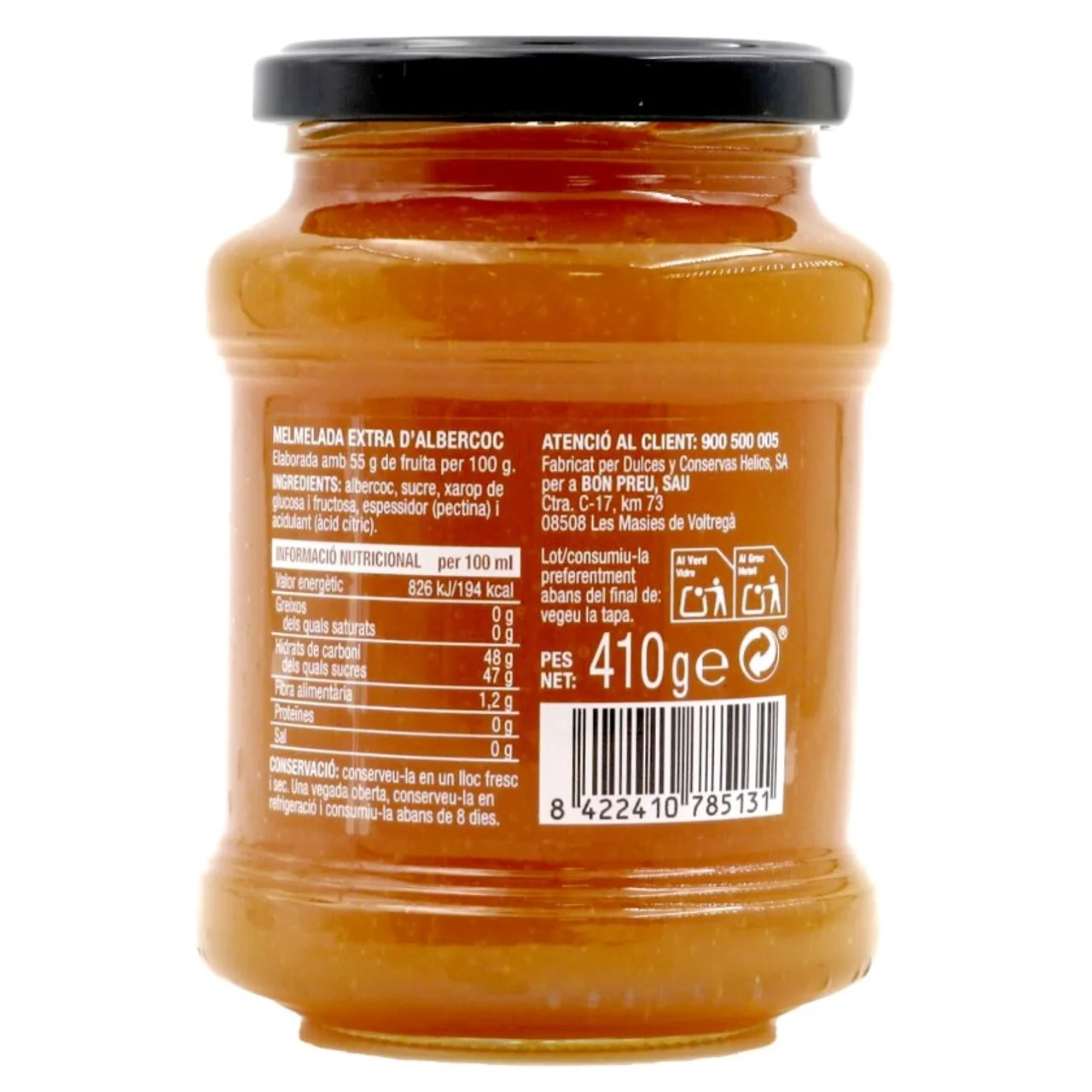 BONPREU Mermelada de albaricoque