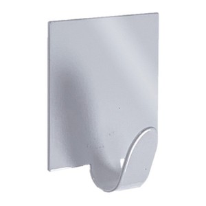 Imagen de BRINOX Penjador gran adhesiu d'acer inoxidable lacat blanc