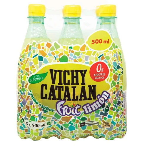 Agua con gas con zumo de limón 50 cl
