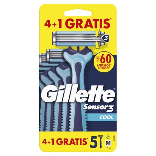 GILLETTE Maquineta d'afaitar 3 fulles Sensor 3