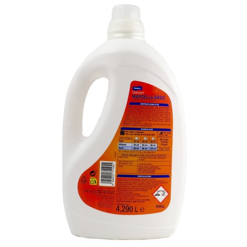 BONPREU Detergent líquid marsella bàsic de 66 dosis