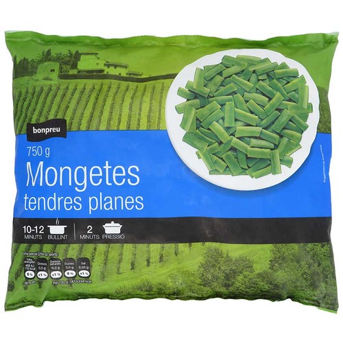 BONPREU Mongetes tendres planes