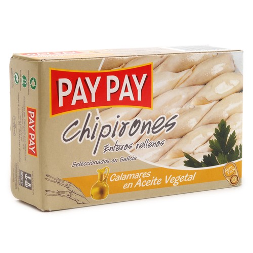 PAY PAY Calamarsets farcits en oli vegetal