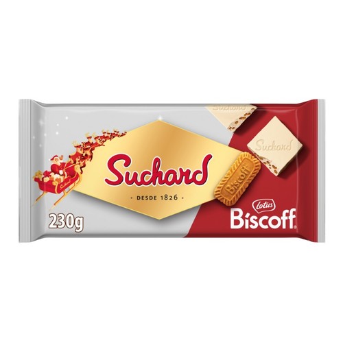 SUCHARD Torró de xocolata blanca i Biscoff