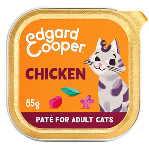 EDGARD & COOPER Comida húmeda de pollo para gato 0.085kg