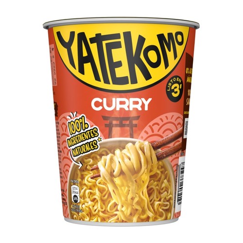 YATEKOMO Fideus orientals al curri