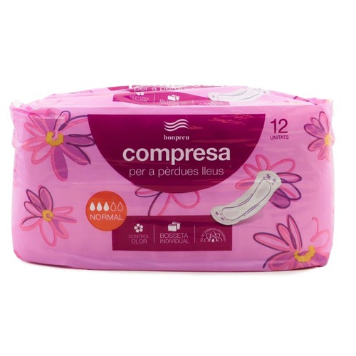 BONPREU Compresa normal per a pèrdues lleus